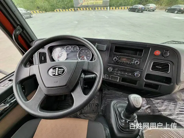 解放龙V下沉式平板车　生产厂家价格　拖150拖板车 - 图片 8