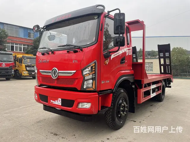 东风玉柴170马力平板车　平板拖车厂家报价多少 - 图片 2