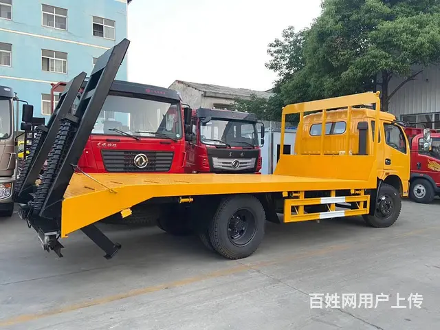 厂家直销重汽豪曼东风12吨挖掘机平板拖车可按揭付款 - 图片 11