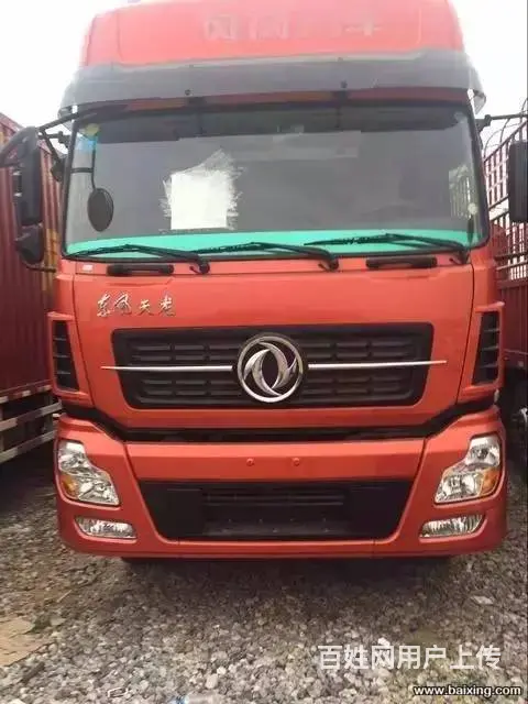 东风天龙9.6米仓栏车350马力雷诺机 - 图片 2