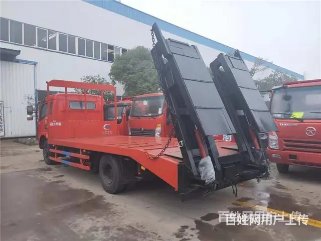 东风国六6.8米挖机拖板车 可拉叉车铲车 - 图片 11