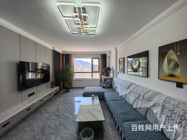 中贸府邸电梯16楼88平，两室两厅，婚房精装，首次出租，家具 - 图片 1