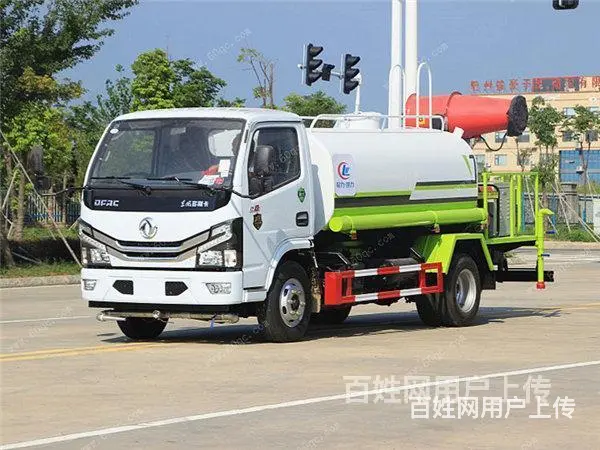 小型东风福瑞卡 5方洒水车抑尘车 免购置税包上牌 - 图片 3