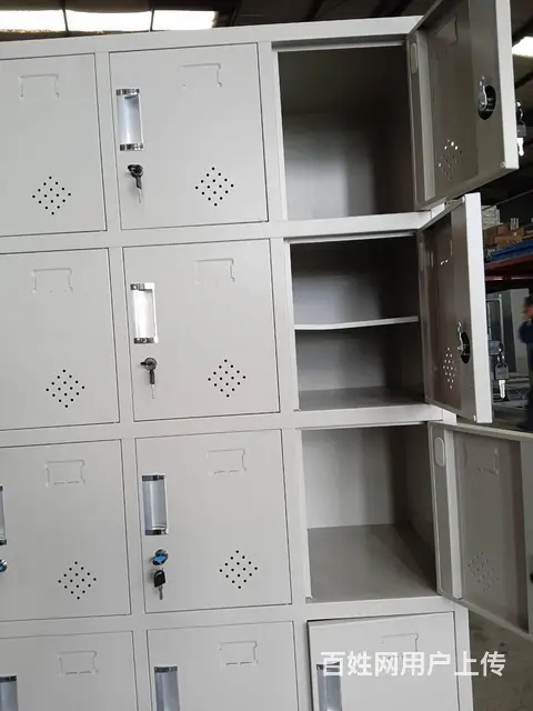 阳台办公室文件柜铁皮柜档案柜资料柜工具矮柜储物柜带 - 图片 3