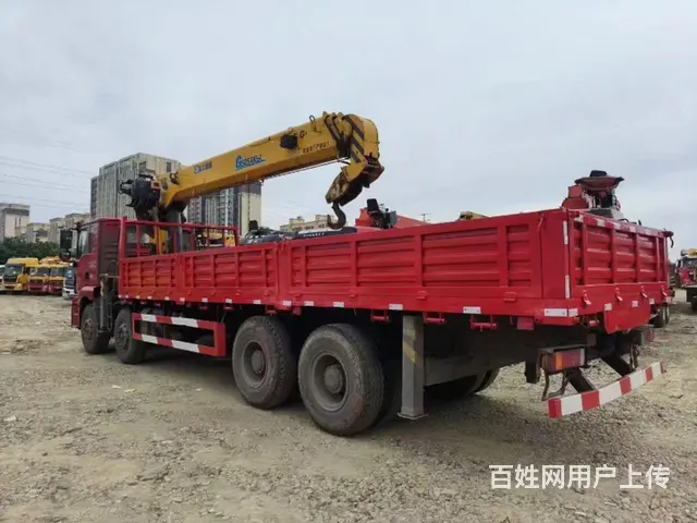 陕汽德龙前四后八配徐工16吨加长臂 - 图片 3