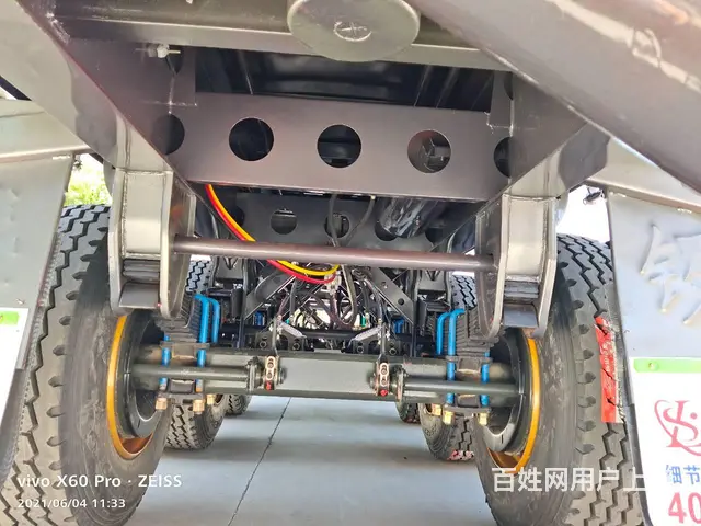 直销定做13米标箱侧翻半挂车 60高 轻型设计 - 图片 10