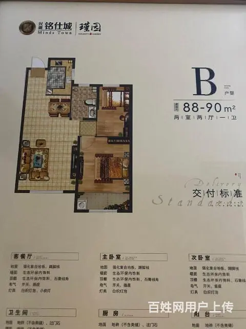 兴盛铭仕城，精装现房，送车位，南北通透 - 图片 10