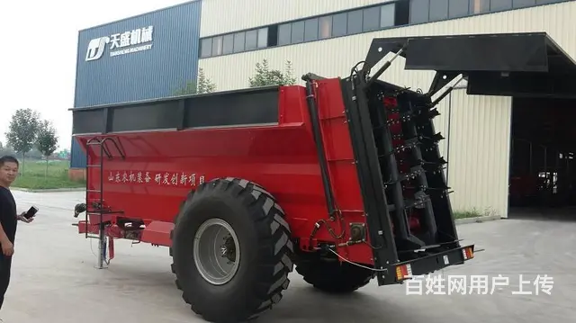 2FGH-10S型绞龙式撒肥机动物干湿粪便撒粪车w - 图片 5