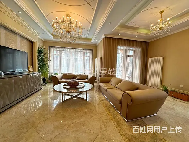 盛和双拼别墅  简欧浅色豪装带大花园 双车位私密性好 - 图片 2