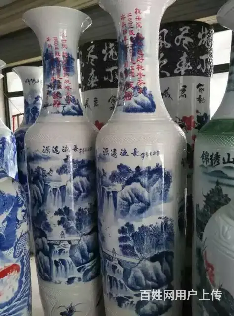 渭南开业花瓶 乔迁礼品花瓶 落地花瓶 青花瓷大花瓶 - 图片 4