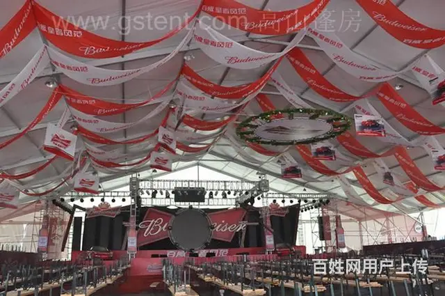 户外服装展会帐篷 商务篷房 啤酒大棚租售 搭建快 - 图片 1