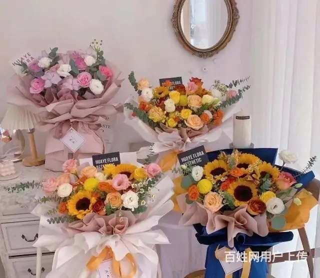 花店母亲节当天，招聘客～服 - 图片