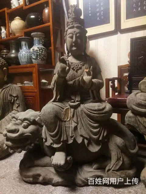 木雕华藏三圣 - 图片 3