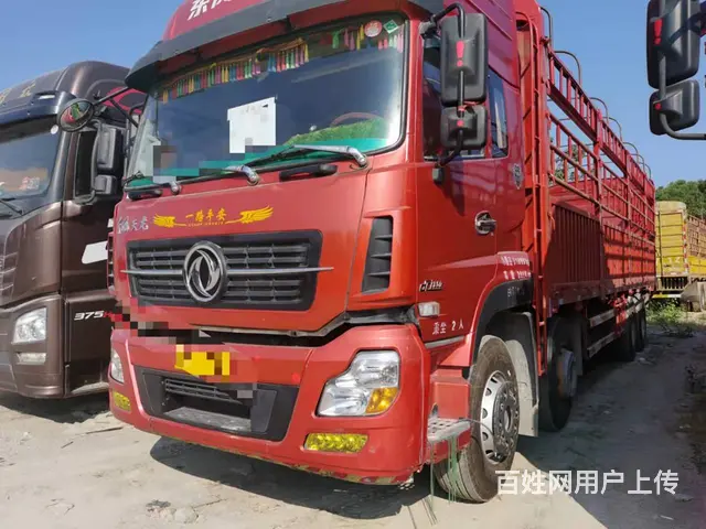 国四载货车东风天龙前四后八高栏350马力 - 图片 1
