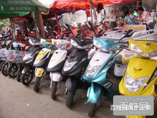 郑州市大学南路二手电动车,三轮车,自行车交易市场, - 图片 6