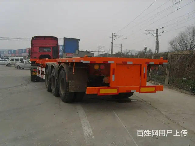 转让 高栏 集装箱 标箱 自卸 低平板  挂车手续 - 图片 3