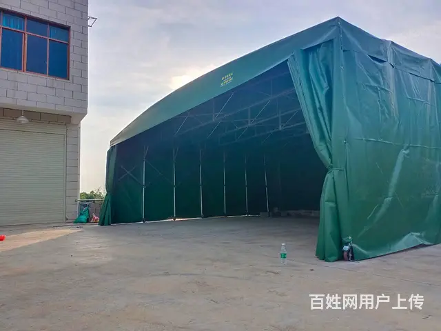益阳移动帐篷大型工地棚物流棚活动推拉棚停车棚电动棚 - 图片 1