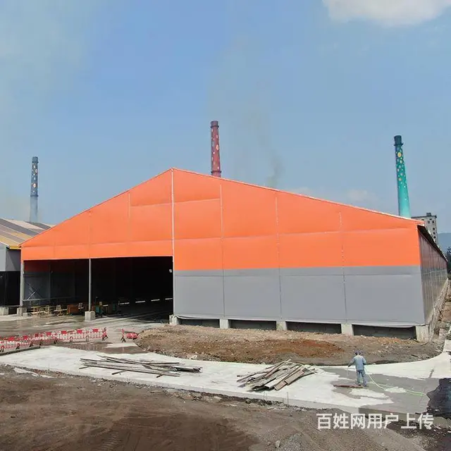 仓库蓬房定做，移动工业厂房，铝合金大棚 - 图片 2