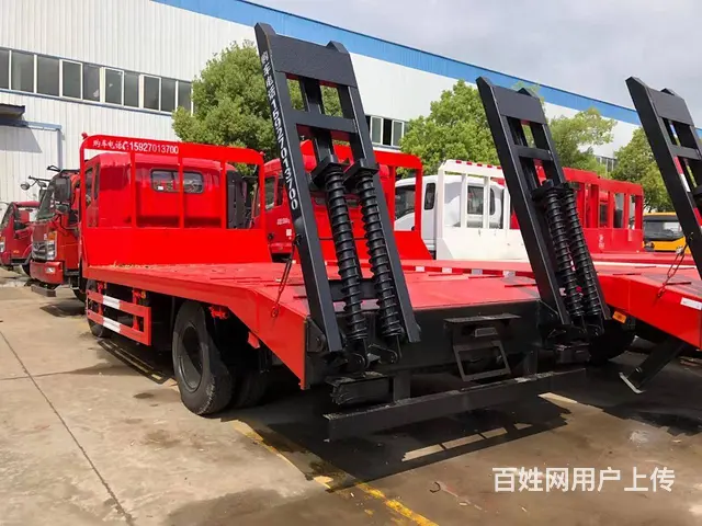 东风商用挖掘机平板车135挖机拖车5米4挖机拖车 - 图片 7