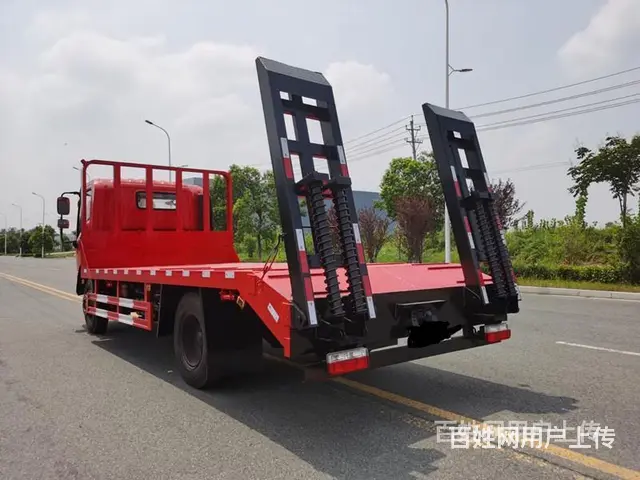 东风柳汽 6-15吨挖机平板运输车 价格低有现车 - 图片 7