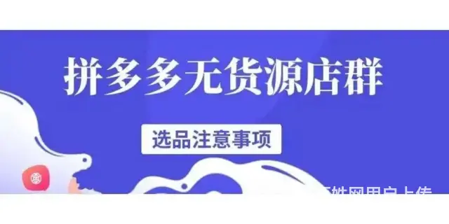 工作室团队创业，拼多多无货源店群轻资低门槛全国招商 - 图片 4