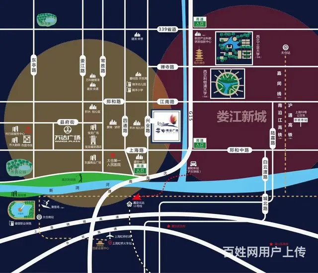 娄申商业广场公寓户型-价格-位置-售楼处 - 图片 1