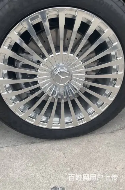 22款奔驰GLS450升级22寸锻造轮毂 增加稳定 - 图片 3