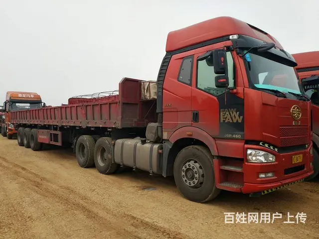 二手解放9.6米货车与挂车出售、可按揭 - 图片 1