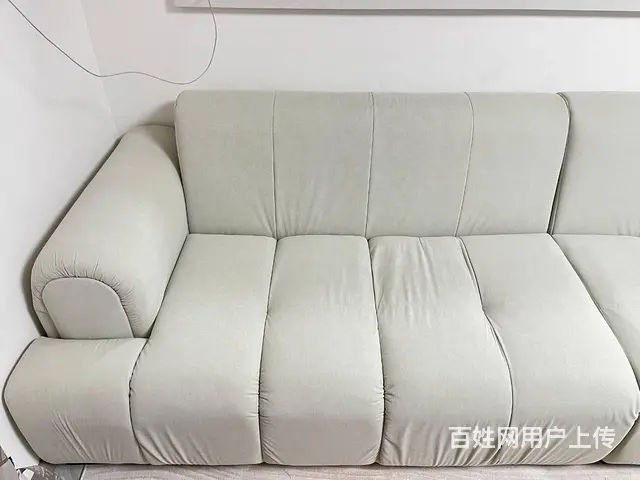 【搞定了！】个人转让实木网红布艺沙发(3米长 - 图片 2