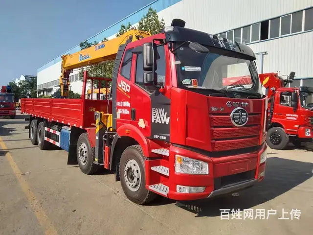 东风后八轮解放前四后八8吨-14吨随车吊 - 图片 3
