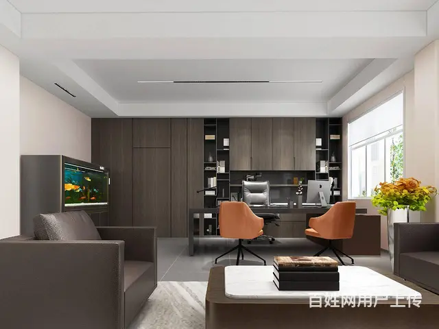 淄博室内办公室写字楼办公空间设计与装修公司 - 图片 1