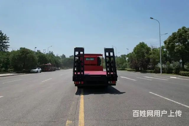 拉150挖机  车型 单桥挖机平板拖车 拖板车 - 图片 7