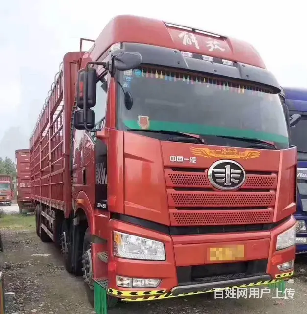 一年一个月 解放J6P 9米6高栏 460马力 - 图片 1