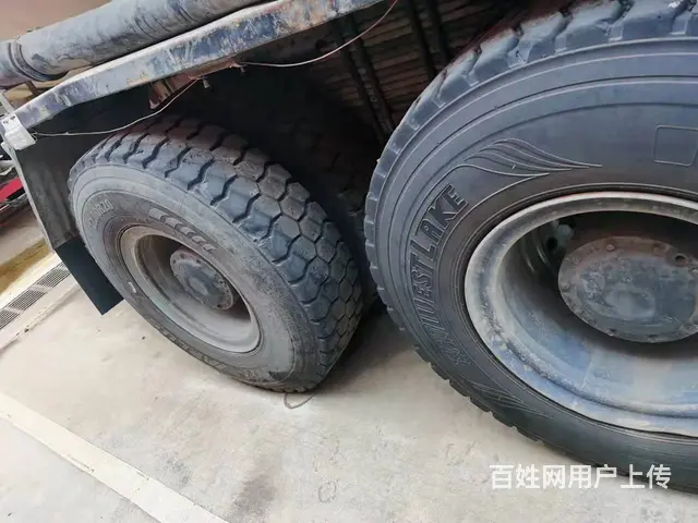 国五陕汽德龙前四后八水泥粉罐车375马力 - 图片 4