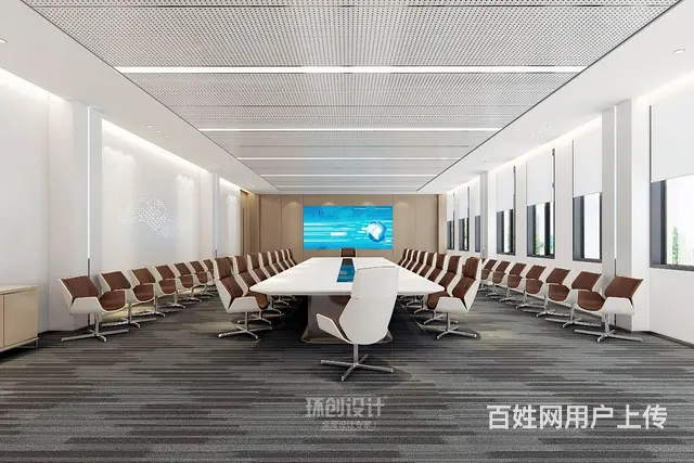 淄博现代办公空间装修设计 - 图片 7