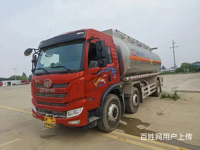 个人出售解放小三轴满载20吨油罐车 手续齐全 - 图片 1