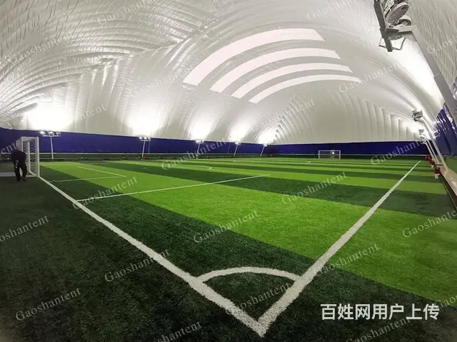 智能双层气膜体育馆，大跨度运动空间，篮球足球场设计 - 图片 1
