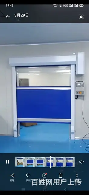 揭阳电动门 电动伸缩门 伸缩门厂家快速卷帘门 - 图片 4