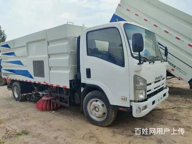 二手扫路车二手高压洗扫车多功能扫地车配件吸尘车 - 图片 7