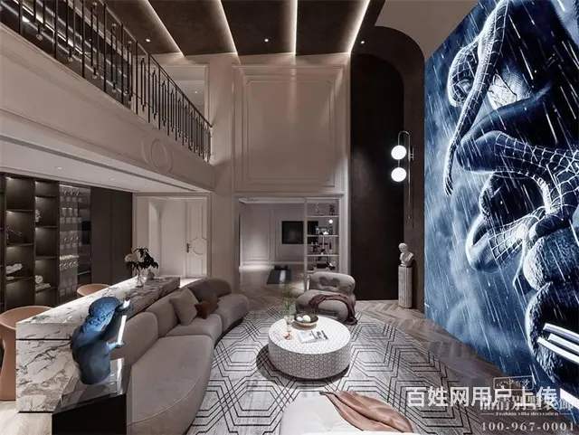 法式轻奢风格850平米常州太湖院子别墅装修案例 - 图片 11