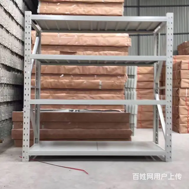 昆明货架展架仓储货架超市货架钢木展示货架便利店货架 - 图片 1
