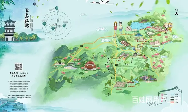 在线承接定制景园导览图 还原景区让你不迷路 - 图片 3