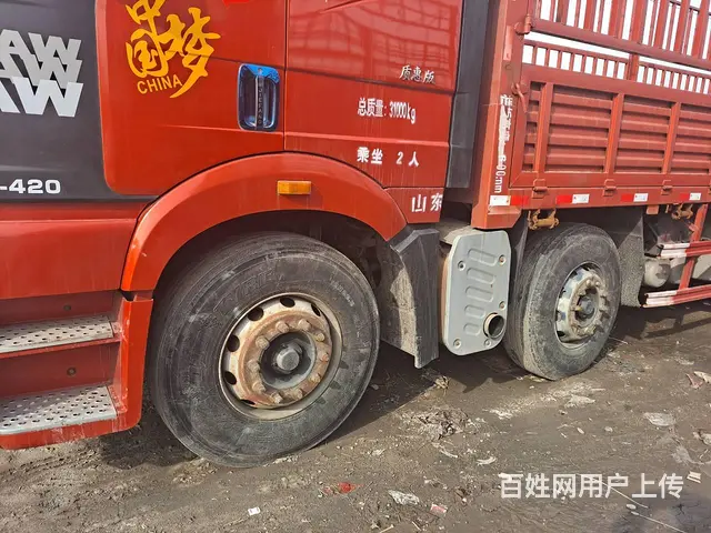 转让二手9.6米高栏载货车 420马力 前四后八 - 图片 6