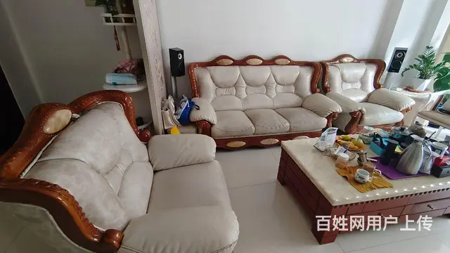 欧式实木豪华沙发转让 - 图片 1
