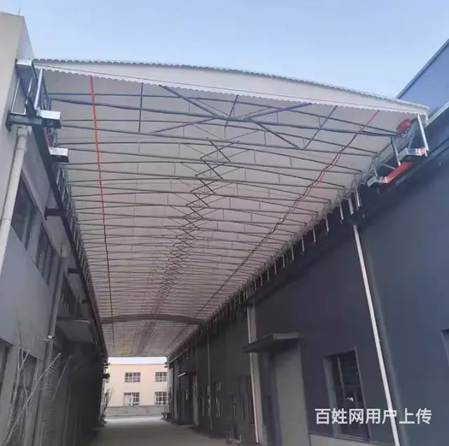 移动推拉雨棚电动伸缩雨棚活动雨蓬厂家移动帐篷 - 图片 6