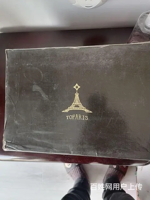巴黎铁塔高档男皮鞋 - 图片 2