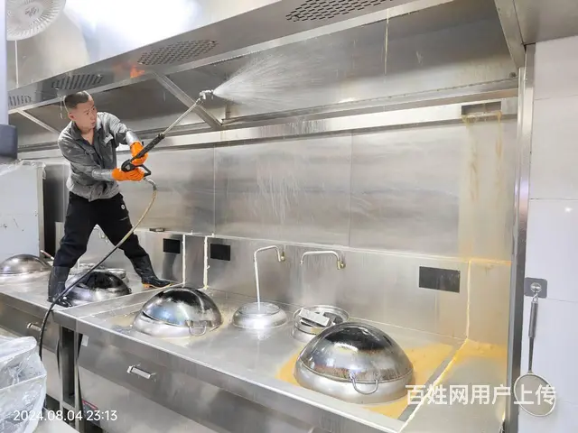 昆山工厂食堂油烟机净化器清洗风机维修 - 图片 3