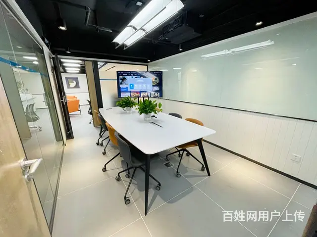 共享办公，独立8人间办公室出租，含家具家电，带上电脑就可办公 - 图片 4