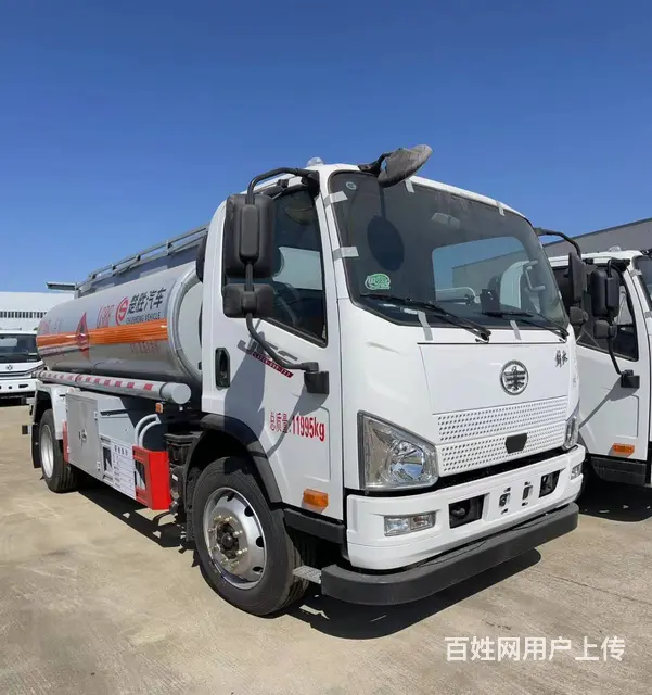 国六一汽解放7吨油罐车 槽罐车 结构合理 现车实价 - 图片 3