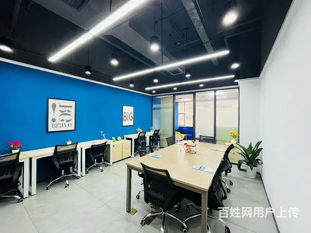 开发商直租五一商圈！网红楼盘！10人团队，拎包办公！地铁口， - 图片 2